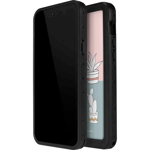 Succulent Sketch iPhone 15 Waterproof Case